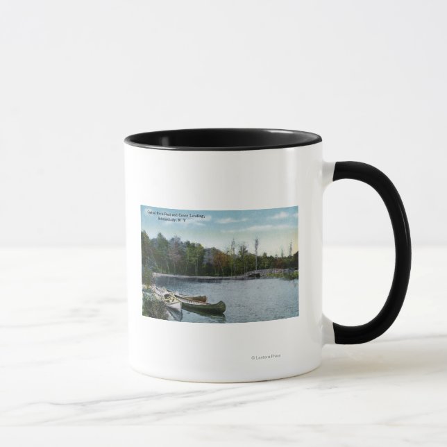 View of Central Park Boat & Canoe Landing Mug (Right)