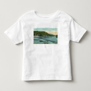 View of Chenango River and Dam Toddler T-Shirt