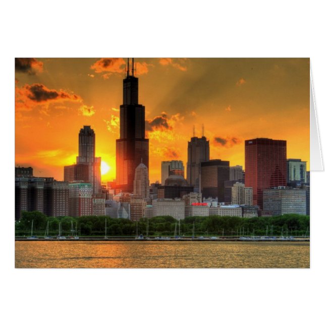 View of Chicago's skyline from  Adler (Front Horizontal)