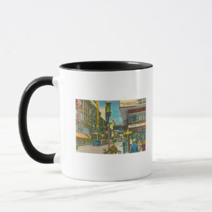 View of Chinatown Business Section Mug