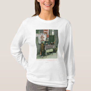 View of Chinese Fortune Teller at Desk T-Shirt