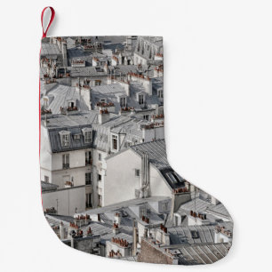 VIEW OF CITY DURING DAYTIME SMALL CHRISTMAS STOCKING