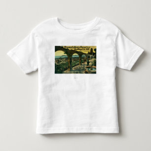 View of City from a Mission, Panama-CA Expo Toddler T-Shirt