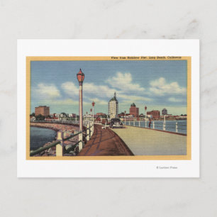 View of City from Rainbow Pier Postcard