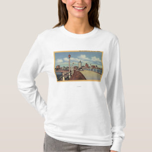 View of City from Rainbow Pier T-Shirt