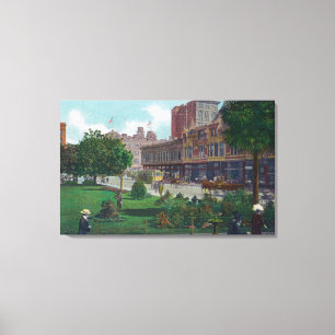 View of City Hall ParkOakland, CA Canvas Print