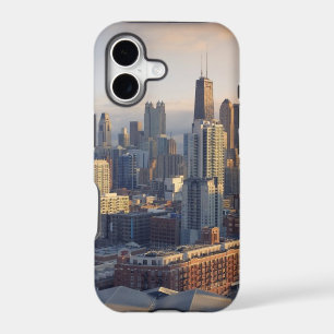 View of cityscape with fantastic light