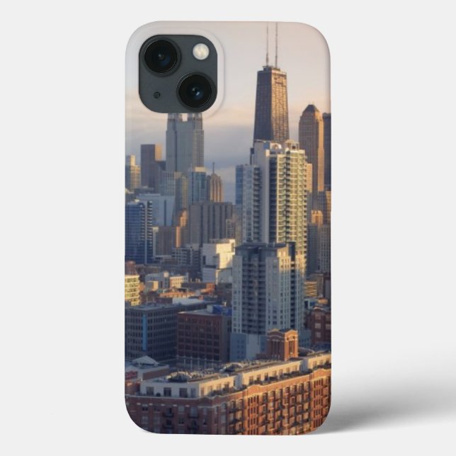 View of cityscape with fantastic light Case-Mate iPhone case (Back)