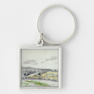 View of Clamart, 1864 Key Ring