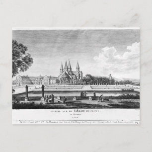 View of Cluny Abbey Postcard