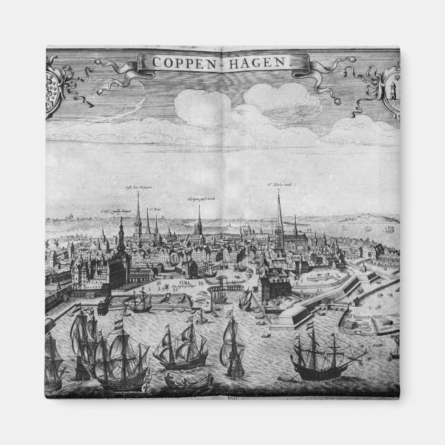 View of Copenhagen Magnet (Front)