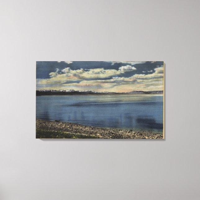 View of Crowley Lake Canvas Print (Front)