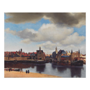 View of Delft by Johannes Vermeer Poster