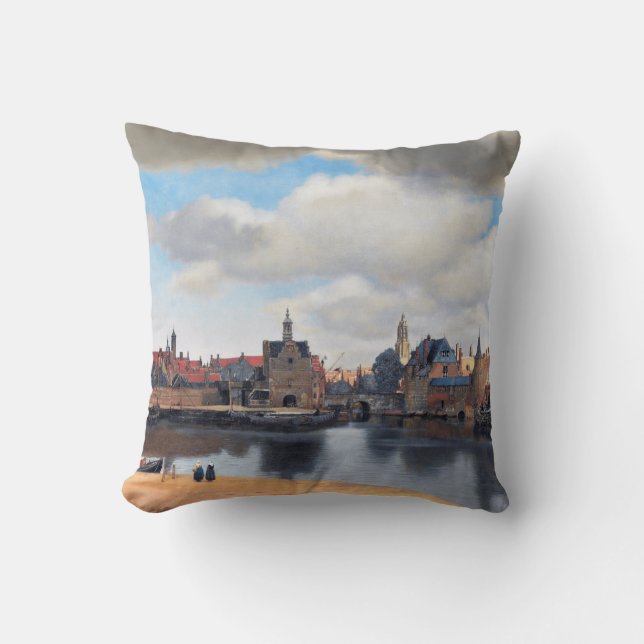 View of Delft, Johannes Vermeer, 1659-1660 Cushion (Front)