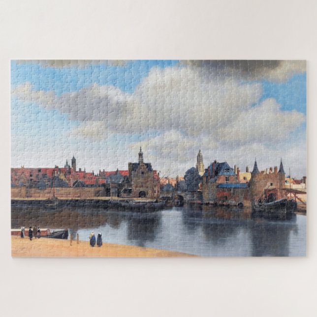 View of Delft, Johannes Vermeer, 1659-1660 Jigsaw Puzzle (Horizontal)