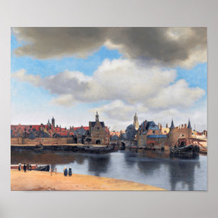 View of Delft, Johannes Vermeer, 1659-1660 Poster