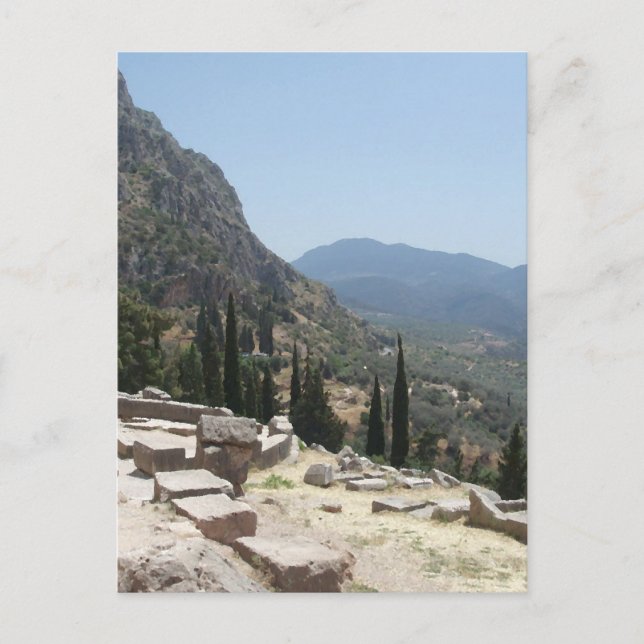 View of Delphi, Greece Postcard (Front)