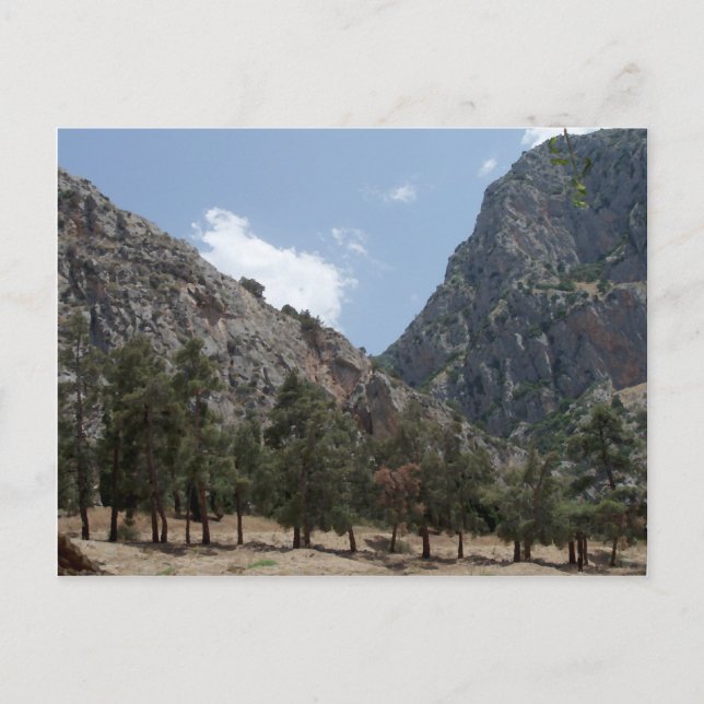 View of Delphi, Greece Postcard (Front)