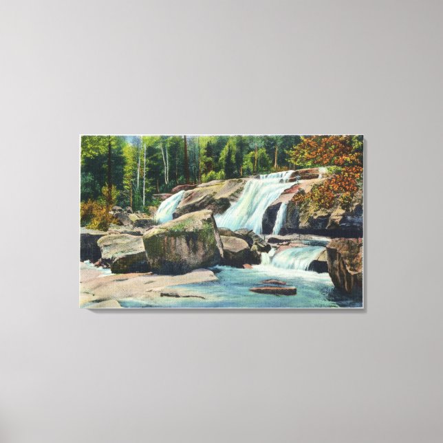 View of Diana's Bath Canvas Print (Front)