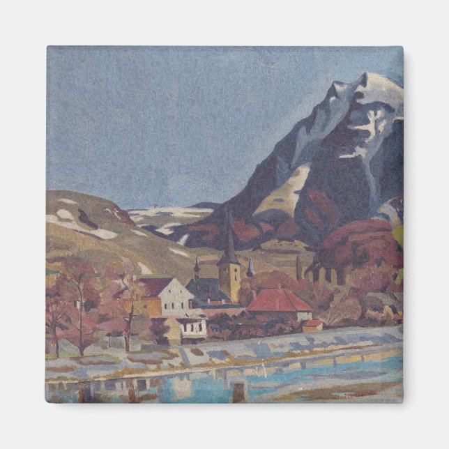View of Dolný Kubín by Arnold Peter Weisz Magnet (Front)