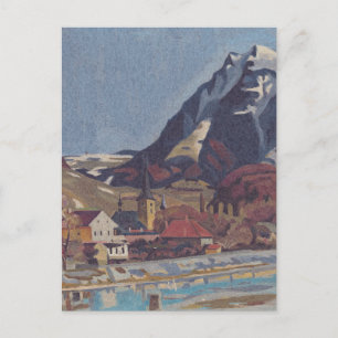 View of Dolný Kubín by Arnold Peter Weisz Postcard