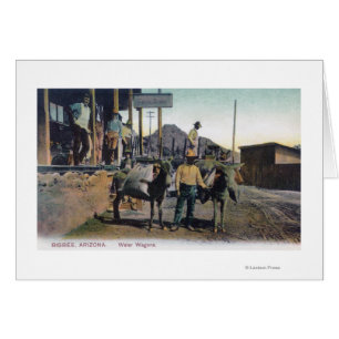 View of Donkeys Carrying WaterBisbee, AZ