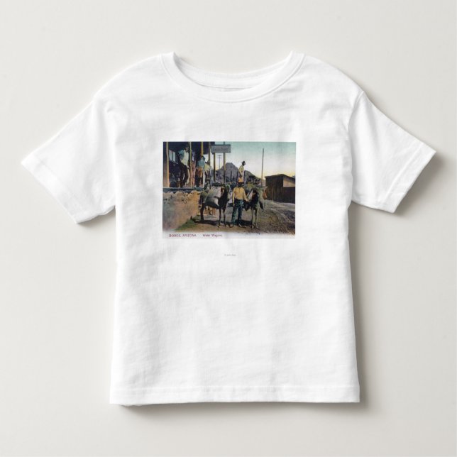 View of Donkeys Carrying WaterBisbee, AZ Toddler T-Shirt (Front)