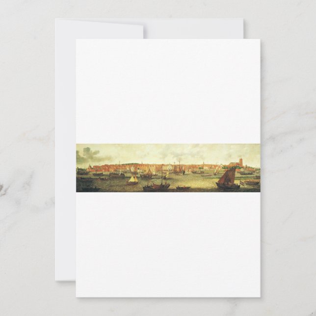 View of Dordrecht from the North by Adam Willaerts Invitation (Front)