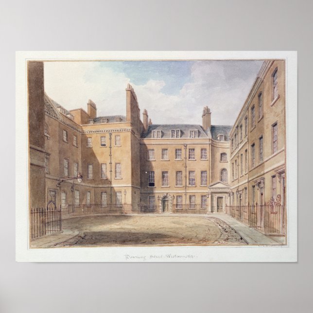 View of Downing Street, Westminster Poster (Front)
