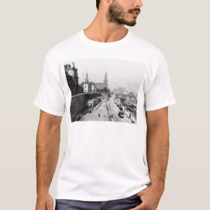 View of Dresden from the Bruehlsche Terrasse T-Shirt