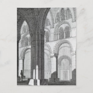 View of Durham Cathedral Nave Postcard