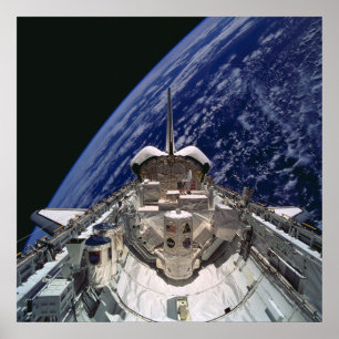 View of Earth from Space Shuttle Atlantis (STS-66) Poster