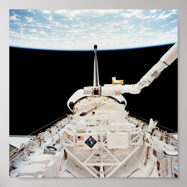 View of Earth from Space Shuttle Columbia (STS-62) Poster (Front)