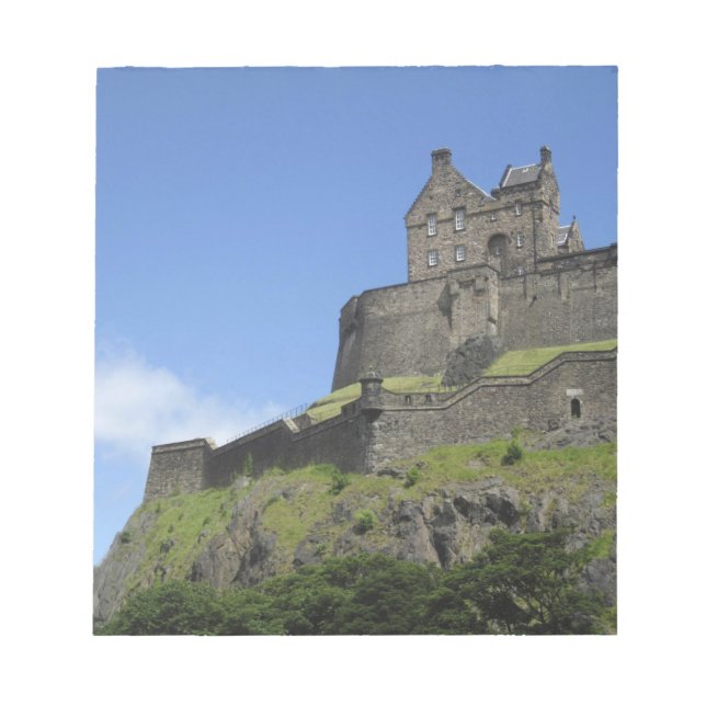 View of Edinburgh Castle, Edinburgh, Scotland, 2 Notepad (Front)
