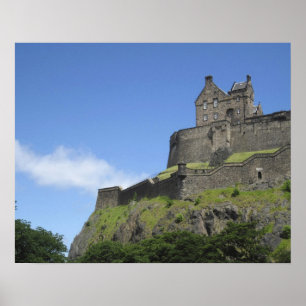 View of Edinburgh Castle, Edinburgh, Scotland, 2 Poster