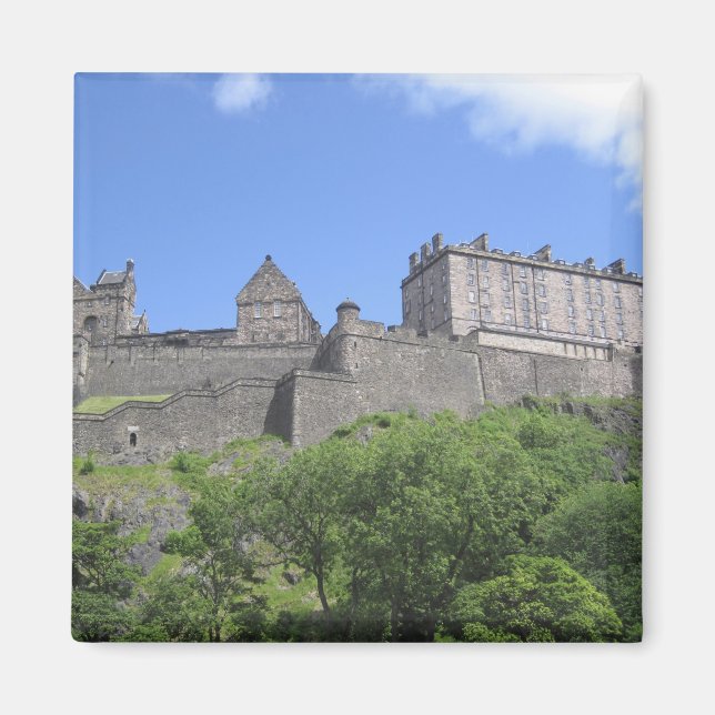 View of Edinburgh Castle, Edinburgh, Scotland, 3 Magnet (Front)