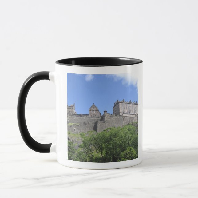 View of Edinburgh Castle, Edinburgh, Scotland, 3 Mug (Left)
