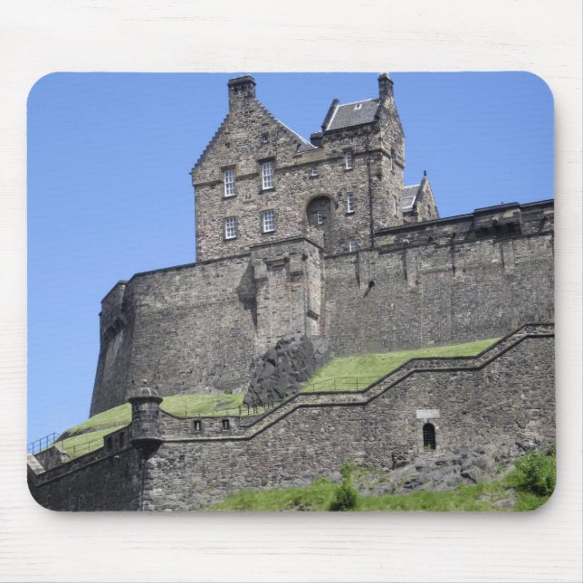 View of Edinburgh Castle, Edinburgh, Scotland, Mouse Pad (Front)