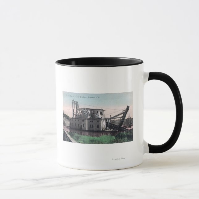 View of El Oro # 2 Gold DredgerOroville, CA Mug (Right)