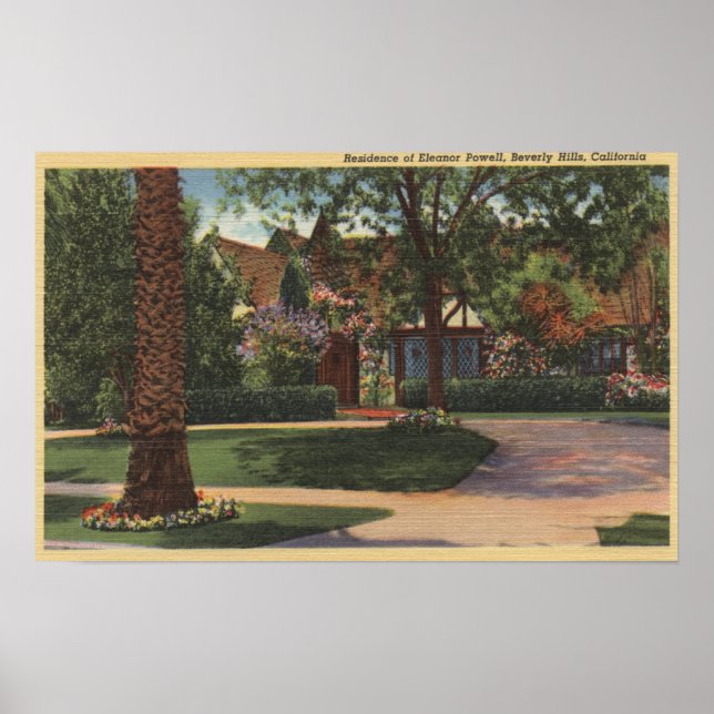 View of Eleanor Powell's Residence Poster (Front)