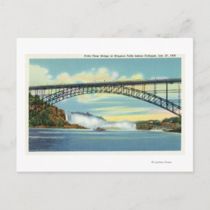 View of Falls View Bridge before Collapse Postcard