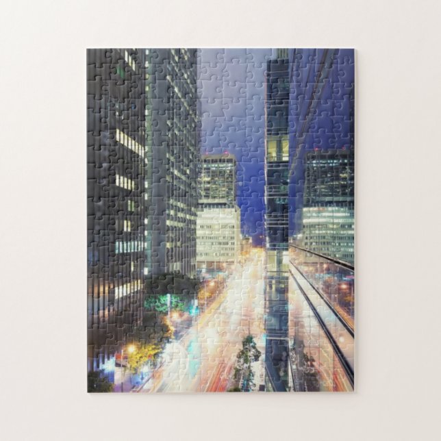 View of financial district office buildings jigsaw puzzle (Vertical)