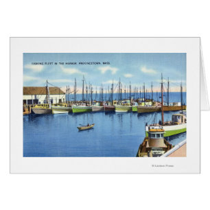 View of Fishing Fleet in the Harbour