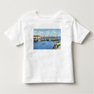 View of Fishing Fleet in the Harbour Toddler T-Shirt