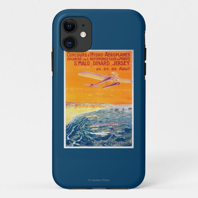 View of Float Planes in Air and Water Poster Case-Mate iPhone Case (Back)