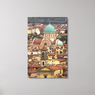 View of Florence, Italy from Piazza Canvas Print