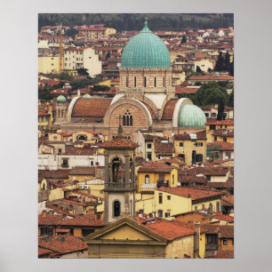 View of Florence, Italy from Piazza Poster