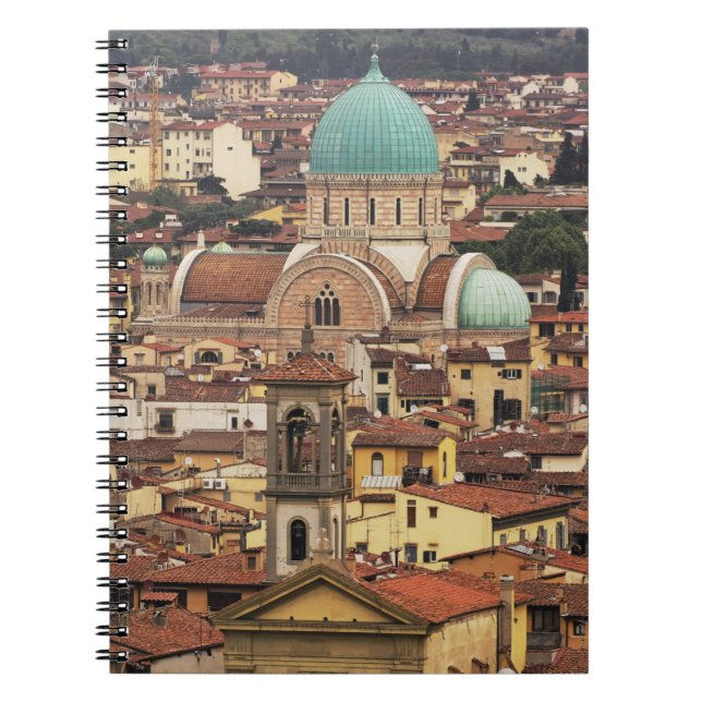 View of Florence, Italy from Piazza Spiral Notebook (Front)