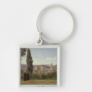 View of Florence Key Ring