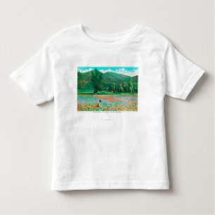 View of Flowering Field Toddler T-Shirt